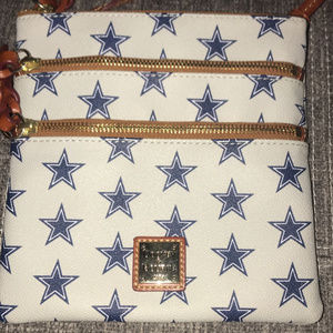 NFL Dallas Cowboys Triple Zip Crossbody Bag